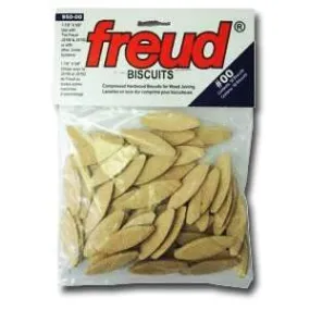 #0 Freud Plate Joiner Biscuits Splines, (50/Bag)