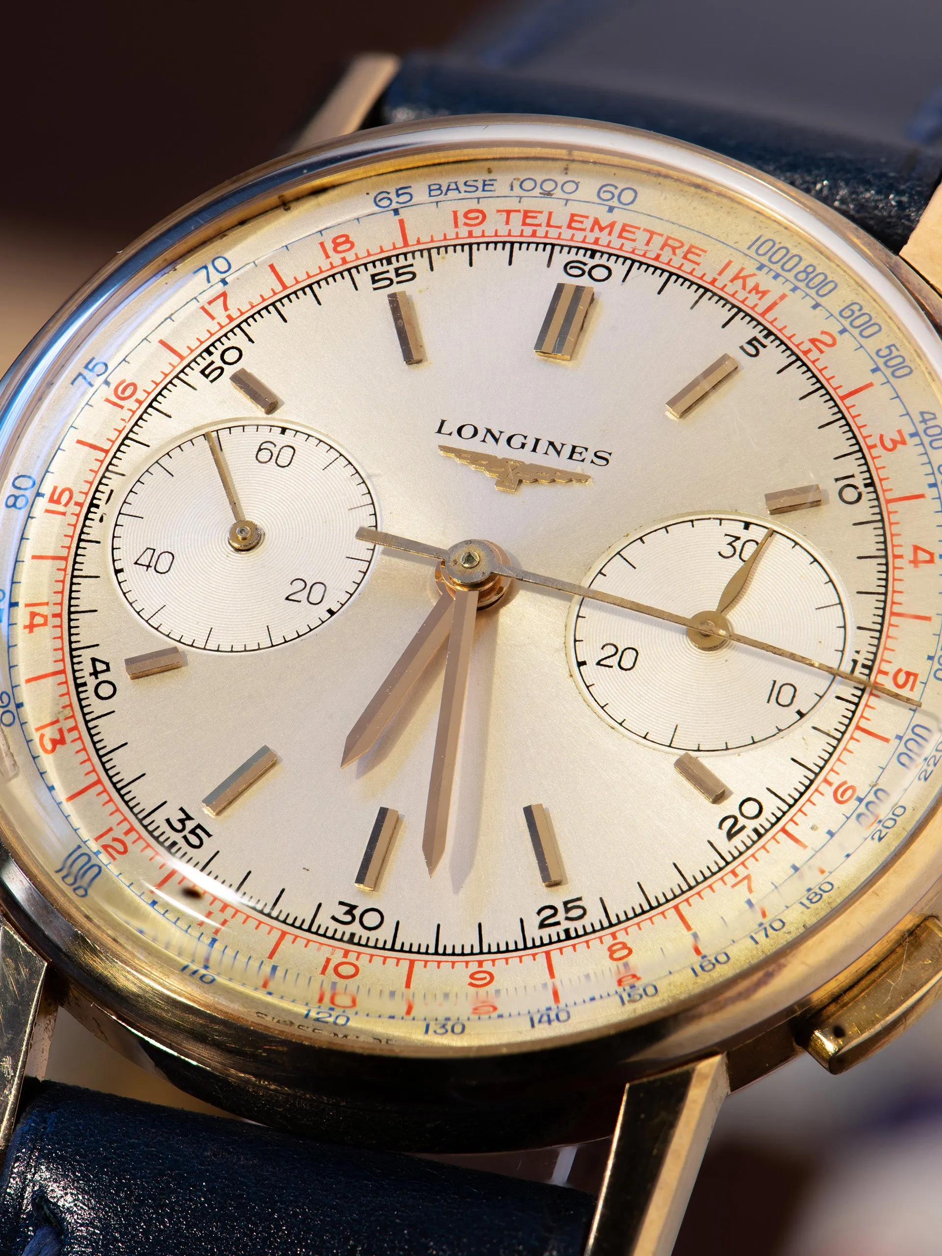 1966 Longines Flyback Chronograph 18K RG (Ref. 7414 3) Cal. 30CH