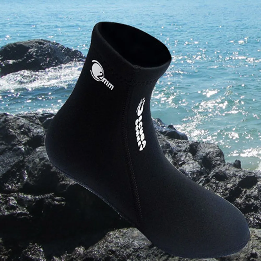 2mm Neoprene Wetsuit Socks Socks Diving Beach Water Fin Sock Anti Slip Barefoot Quick Dry for Women Men Sailing Kayaking