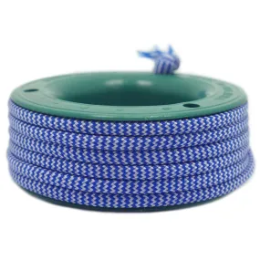 550 PARACORD MINI SPOOL - BLUE WHITE WAVE