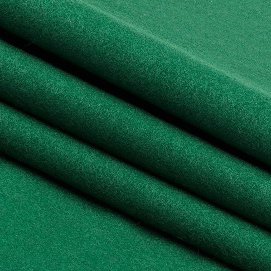 72" Wide 1.6 mm Thick Acrylic Kelly Green Felt Fabric By The Yard