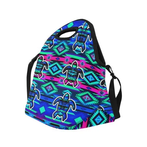 Adobe Sunset Turtle Neoprene Lunch Bag/Large