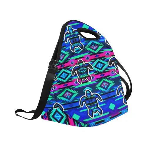 Adobe Sunset Turtle Neoprene Lunch Bag/Large