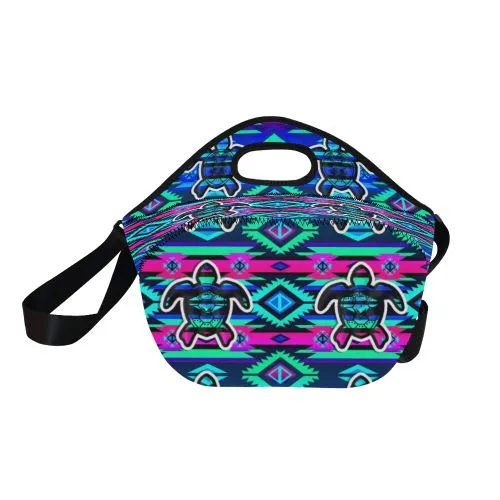 Adobe Sunset Turtle Neoprene Lunch Bag/Large