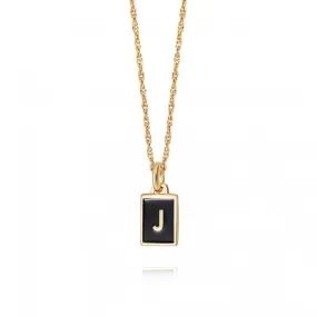 Alphabet Initial 18ct Gold Plated J Necklace BETJ_GP