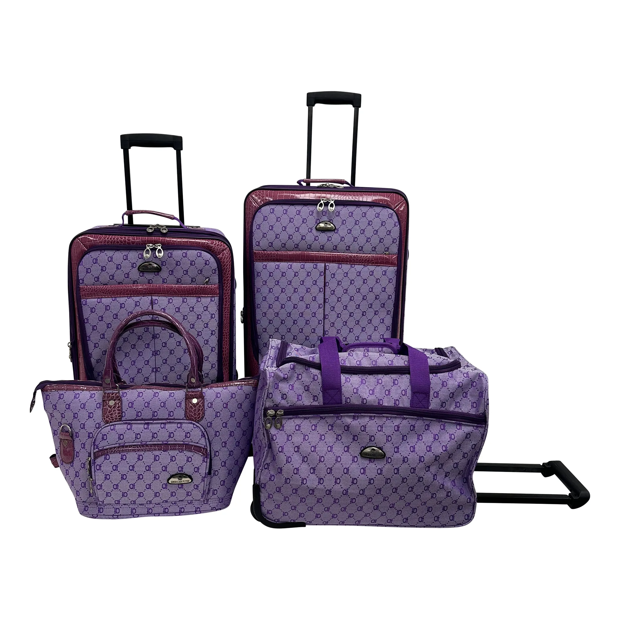 American Flyer Signature 4-Piece Luggage Set