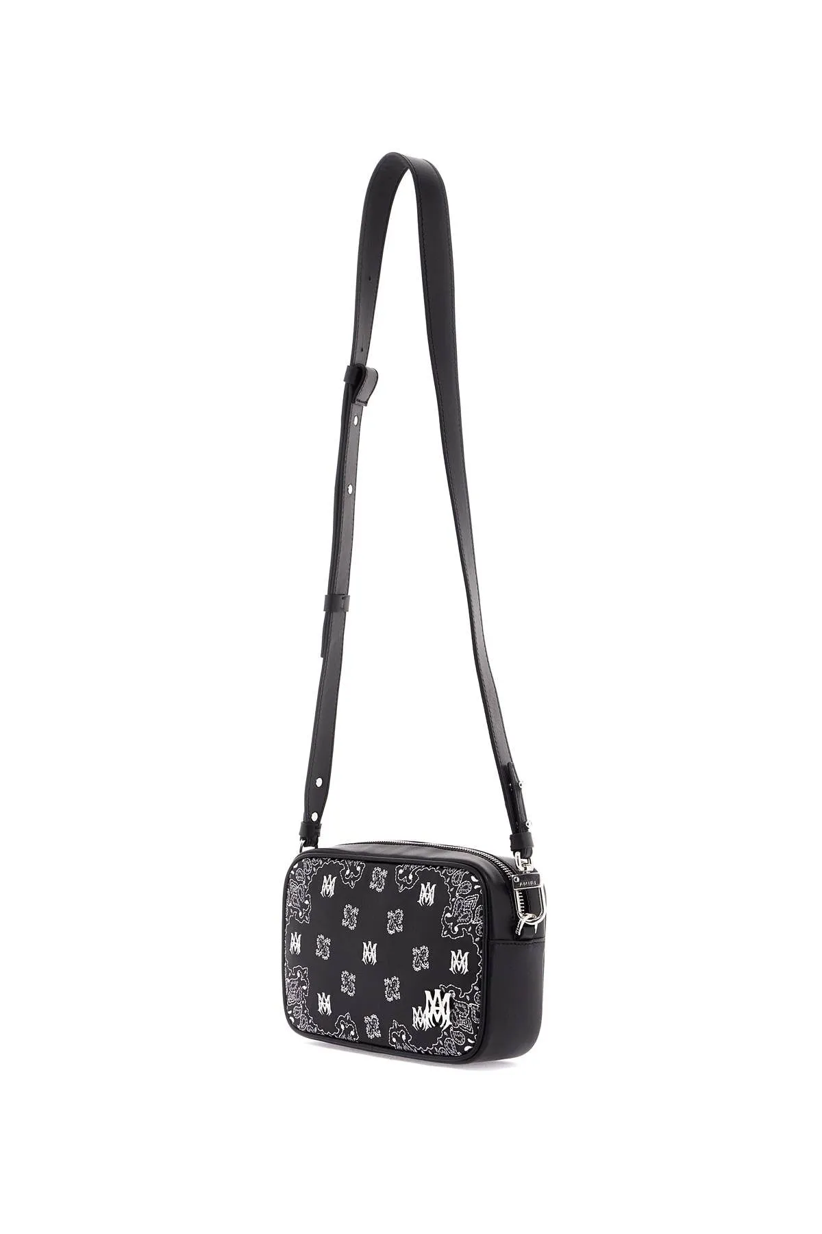 Amiri Amiri "bandana embroidered camera bag with