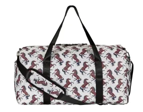 AWST Intl "Lila" Galloping Bay Horses Duffle Bag