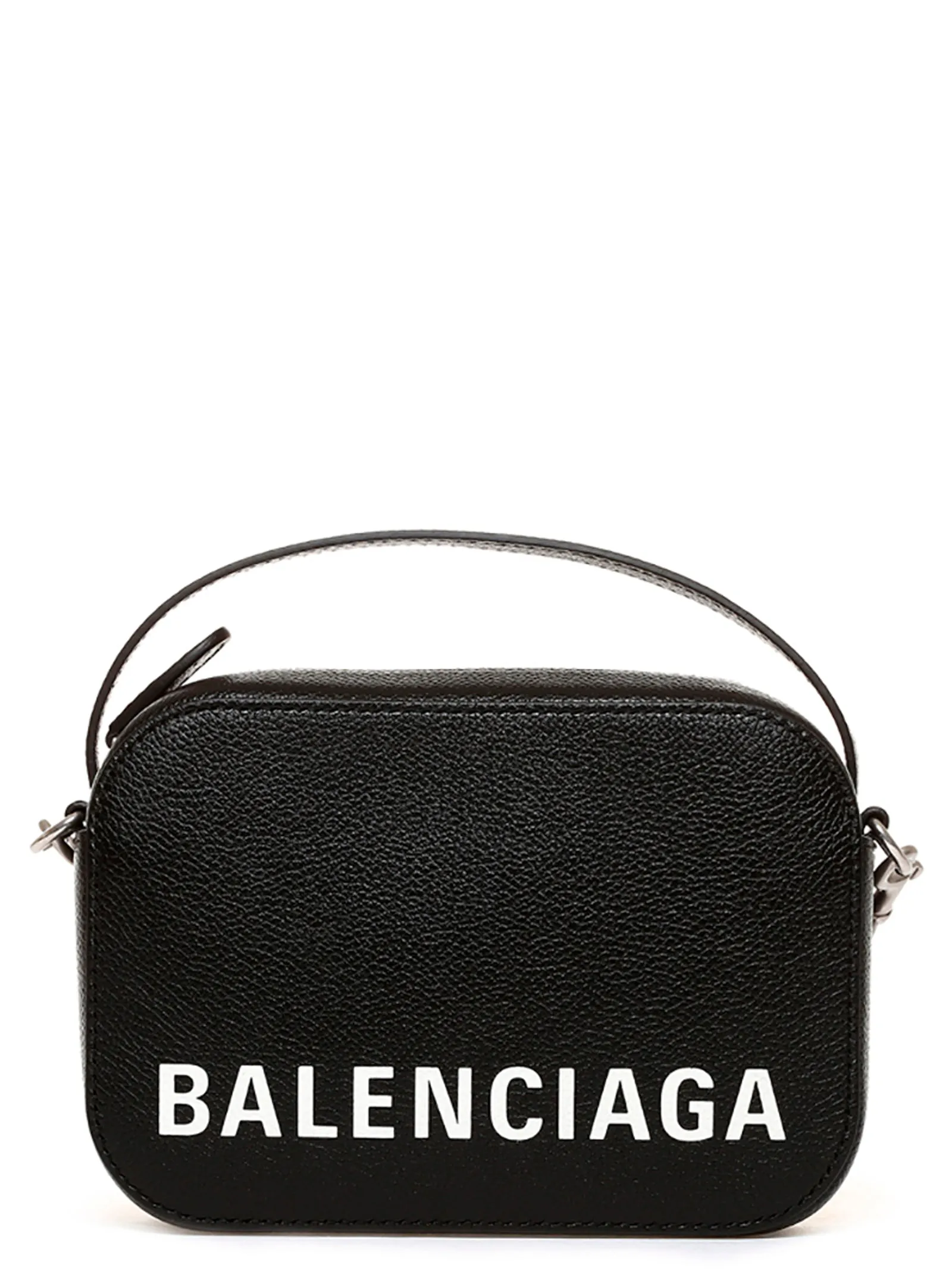 Balenciaga Logo Printed Camera Bag