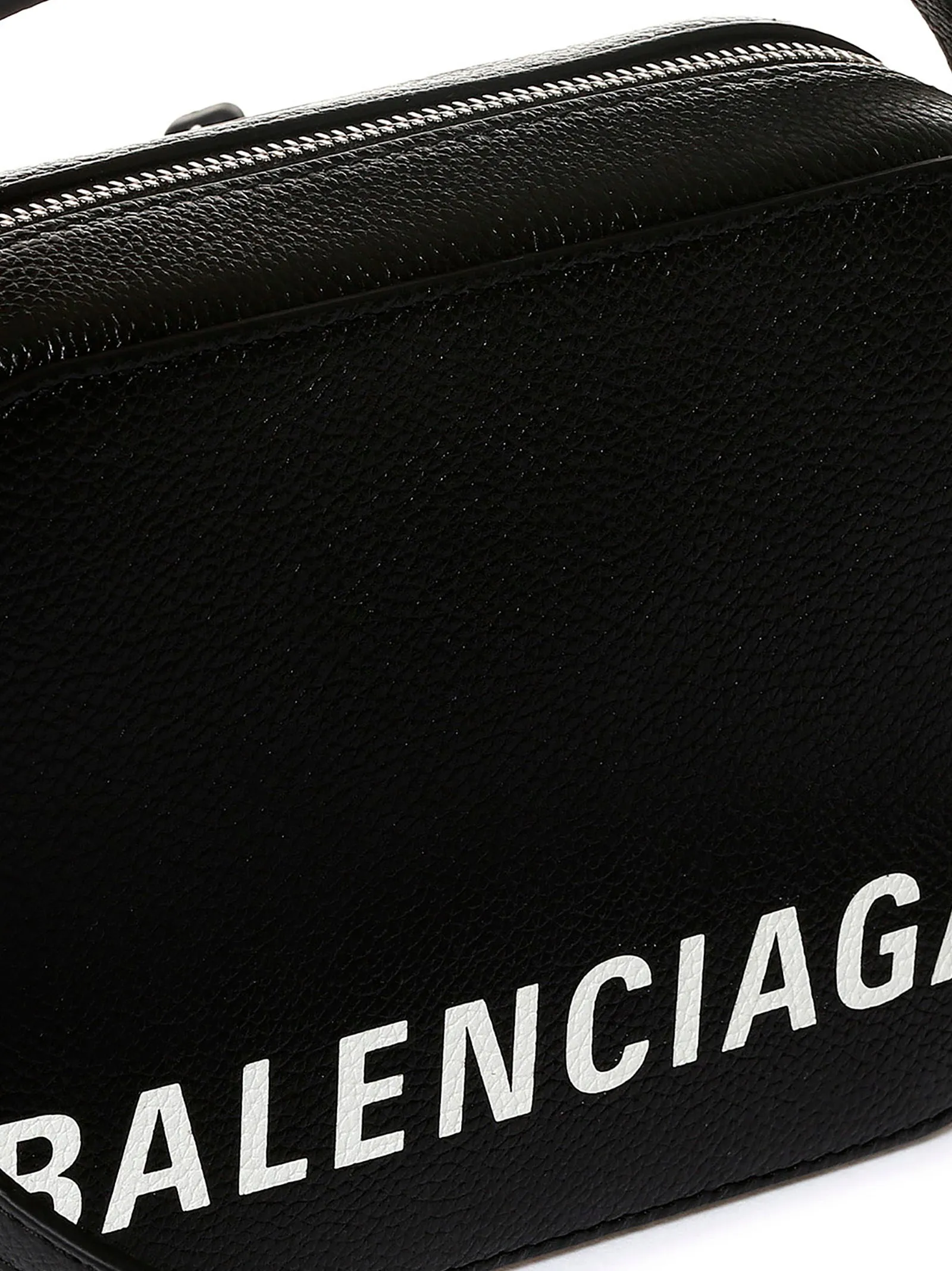 Balenciaga Logo Printed Camera Bag