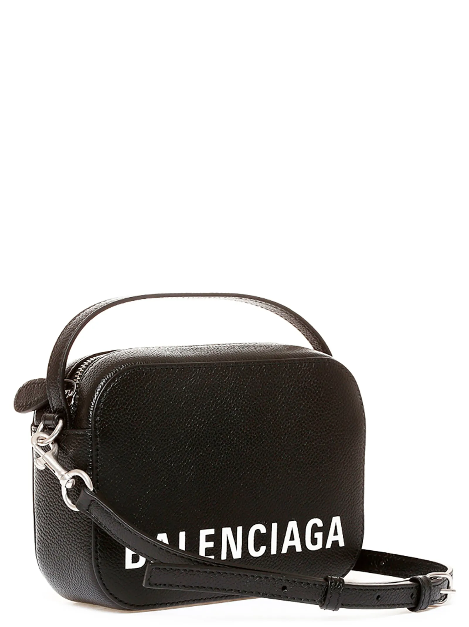 Balenciaga Logo Printed Camera Bag