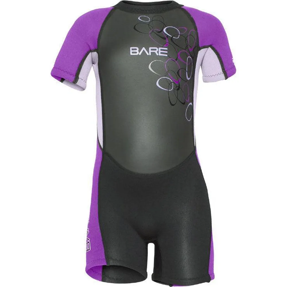 Bare 2 MM Tadpole Shorty Neoprene Kids Scuba Diving Wetsuit