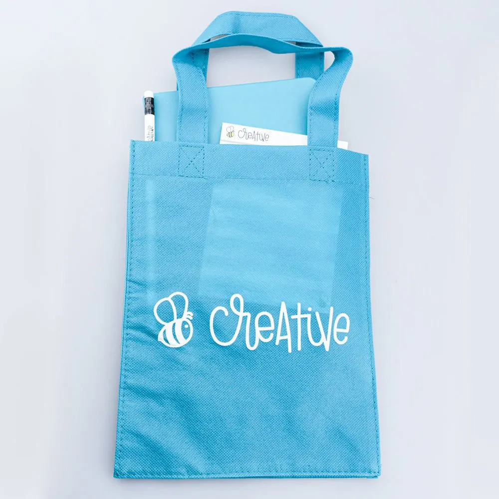 Bee Creative - 8"x10" Teal Bag