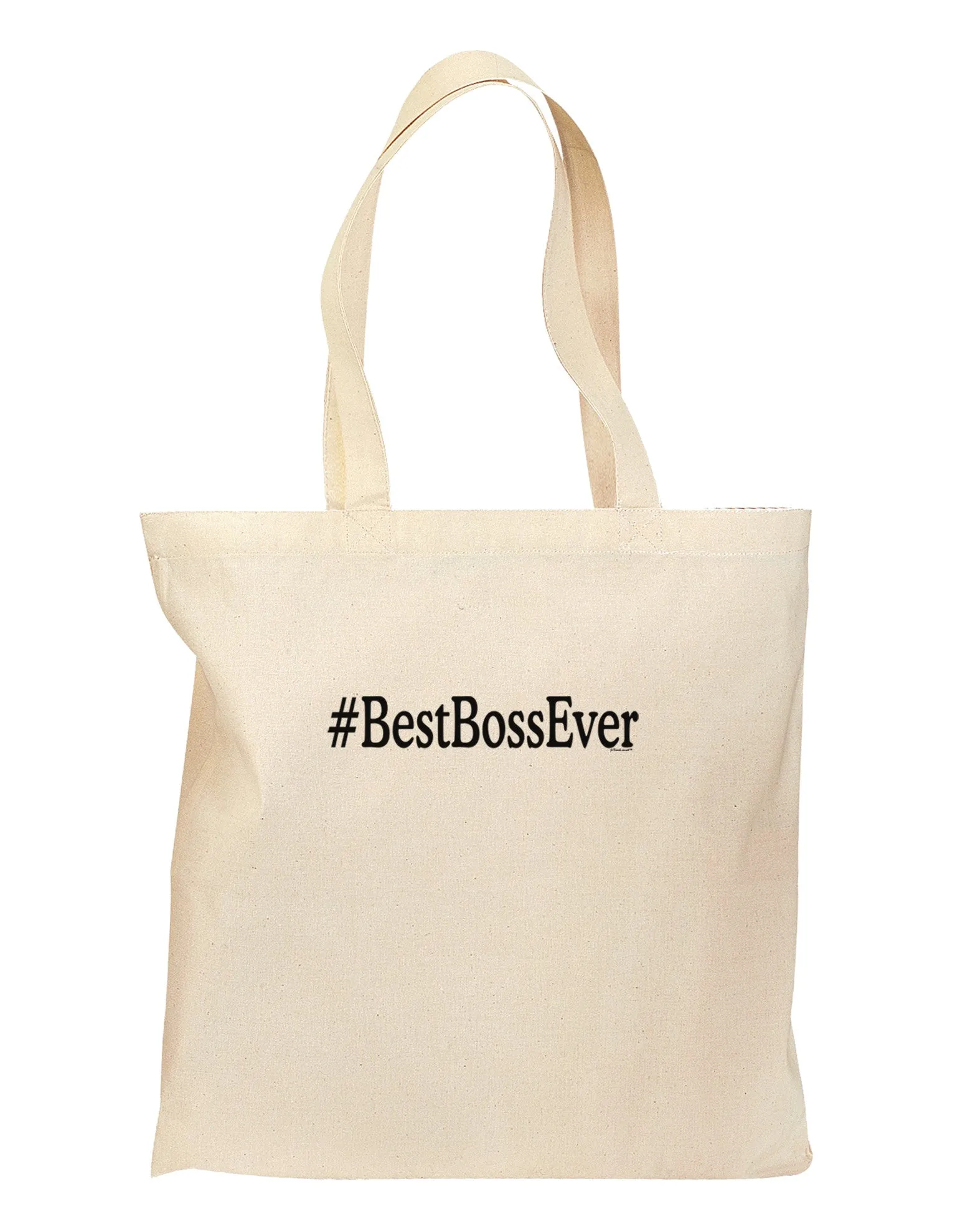 #BestBossEver Text - Boss Day Grocery Tote Bag