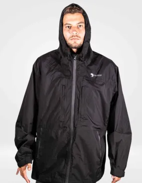 Black Fin - Rain Jacket with Waterproof Pocket