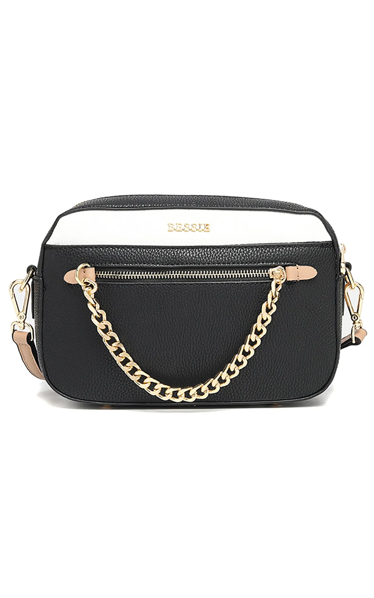 Black Two Tone Camera Bag - Bessie London