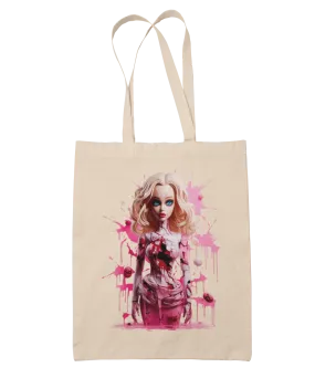 Blood Splatter Barbie Tote Bag