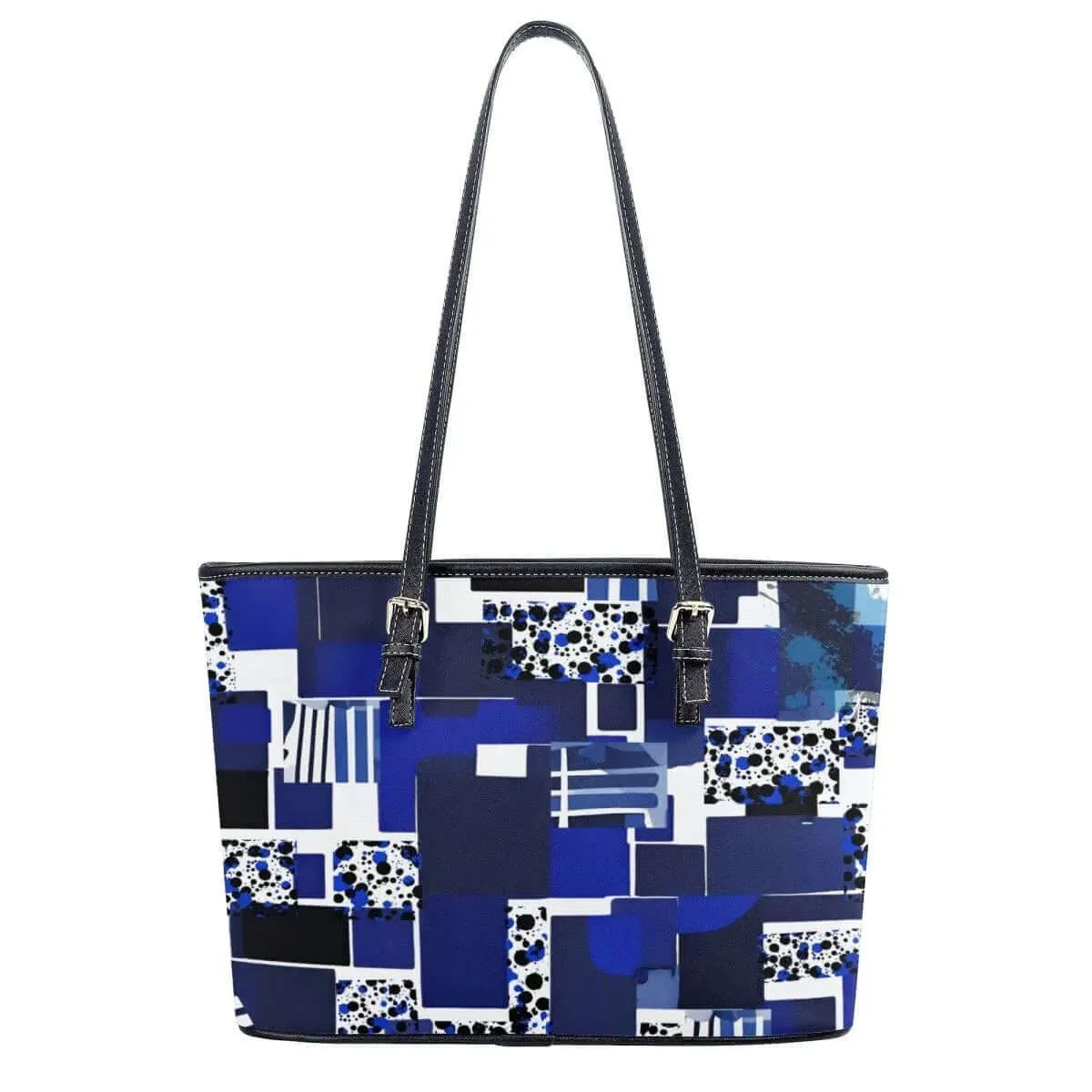 Blue White Black Fashion Tote