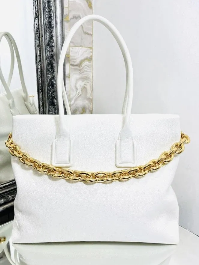 Bottega Veneta Chain Leather Tote Bag