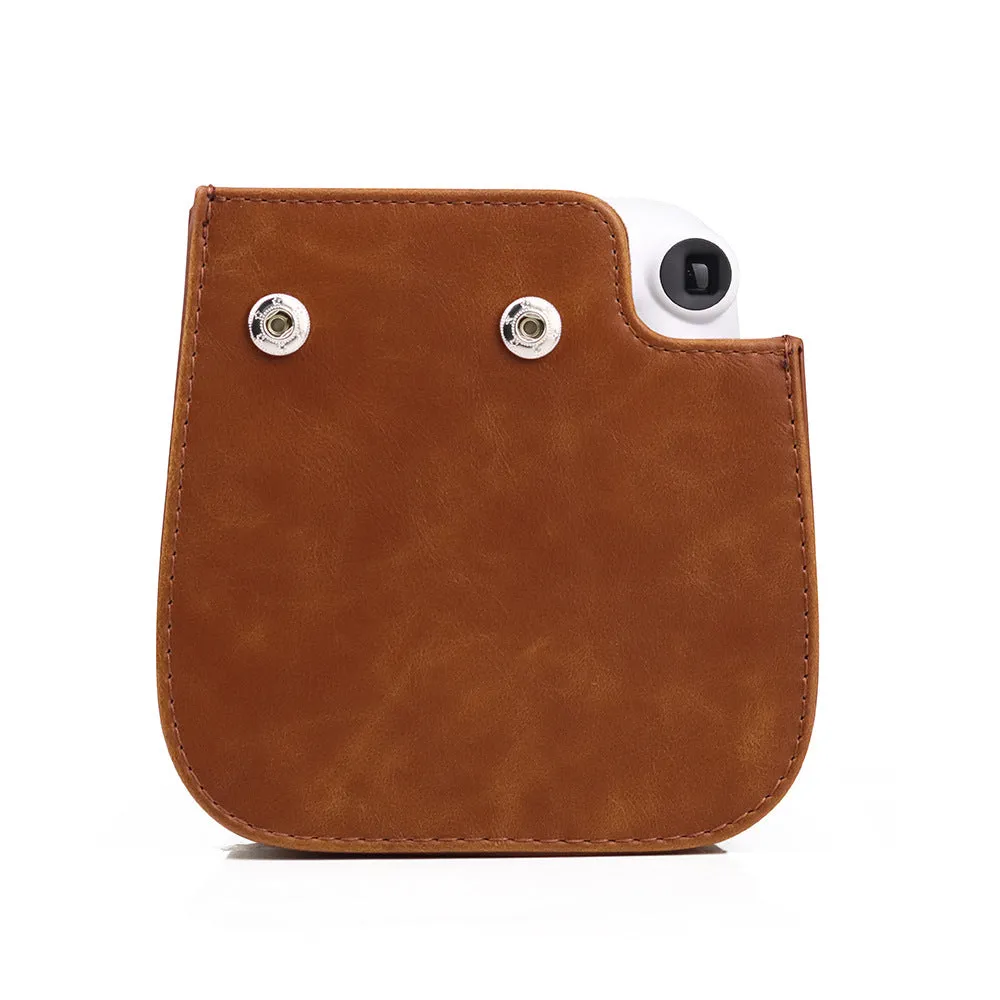 Brown protective case for Fujifilm Instax Mini11/8/9 camera