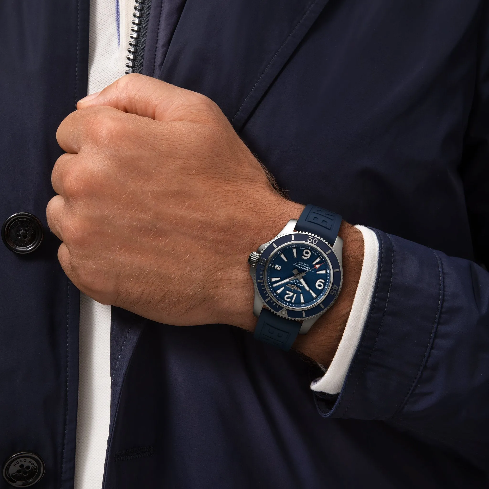 BRT Watch Superocean AutoMTic 42 Blue Steel