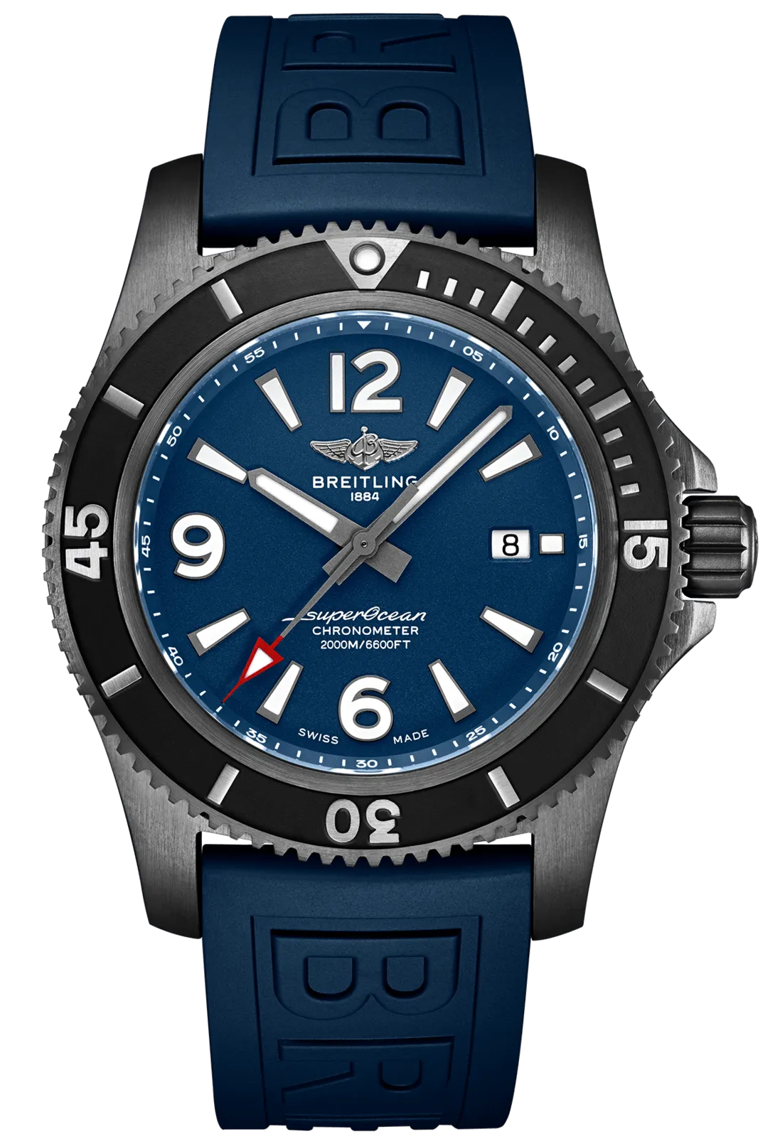 BRT Watch Superocean AutoMTic 46 Black Steel Blue