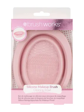 Brushworks Silicone Makeup Brush Cleaning Bowl