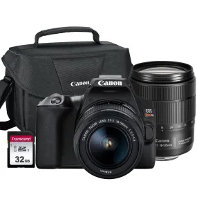 Canon EOS Rebel SL3 DSLR Camera with 18-55mm and 18-135mm IS USM Lens Starter Kit