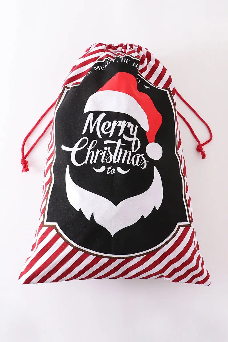 Canvas christmas gift bag