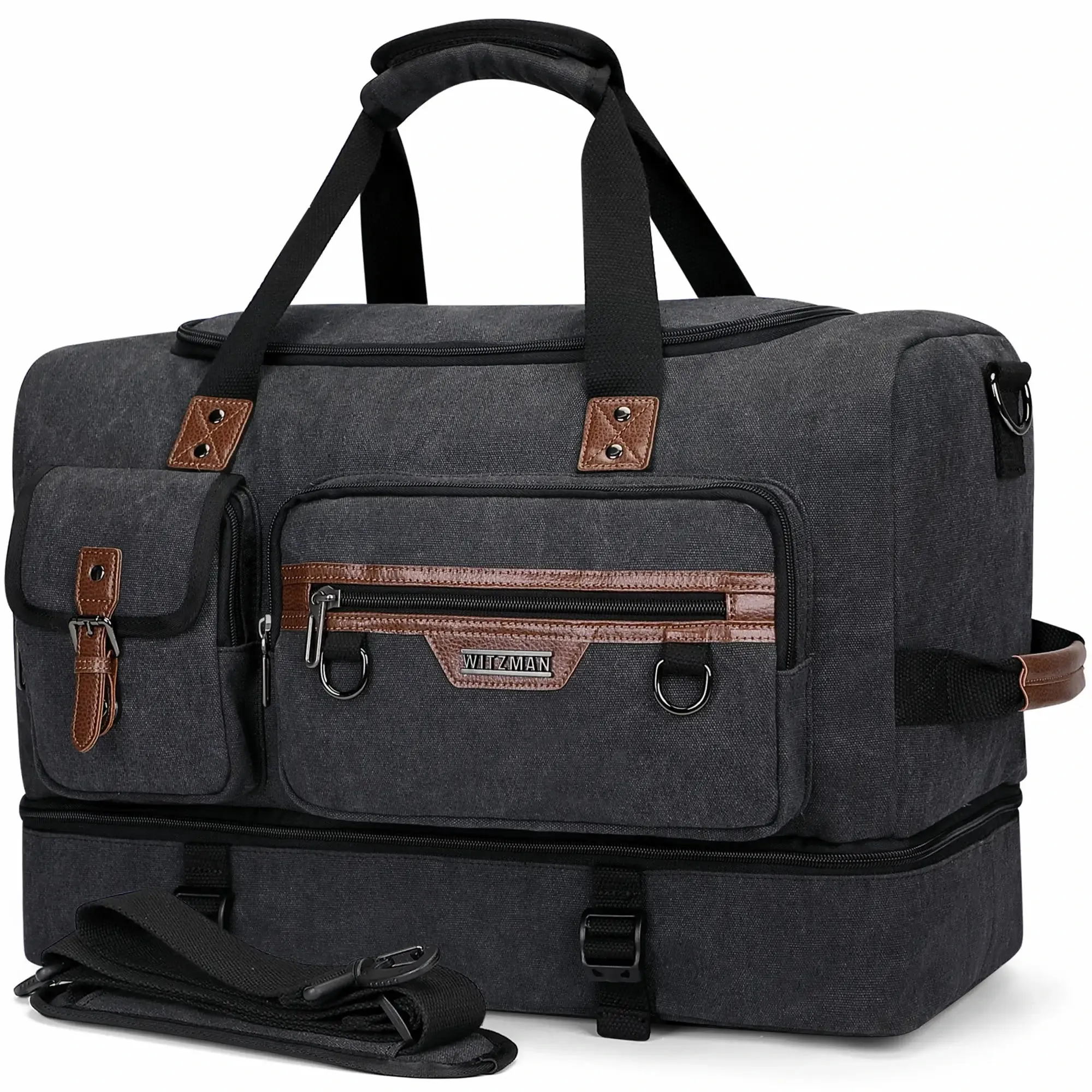 Canvas Weekender Duffel Bags Large-Capacity