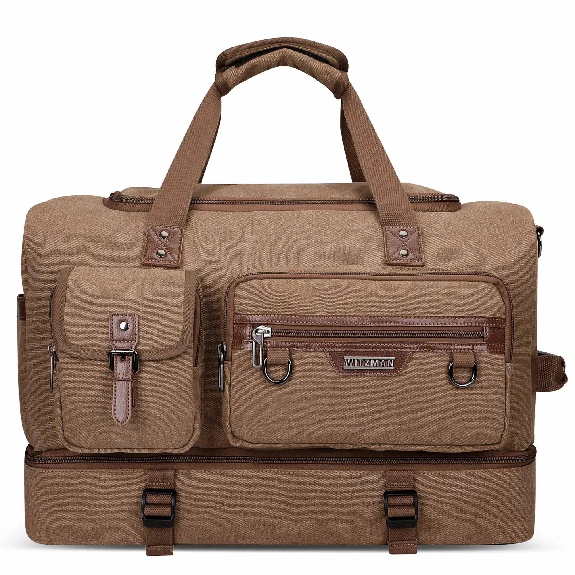 Canvas Weekender Duffel Bags Large-Capacity