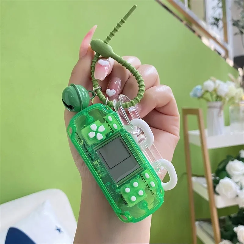 Cartoon Style Game Console Plastic Unisex Bag Pendant Keychain