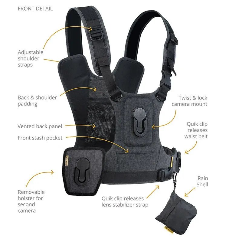 CCS G3 Gray Harness For 2 Cameras