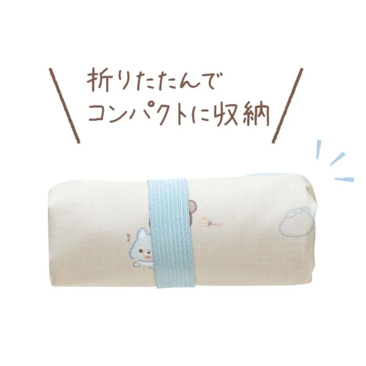 Chairoikoguma "Aokogu & Chairoikoguma's Sleepover" Eco Bag