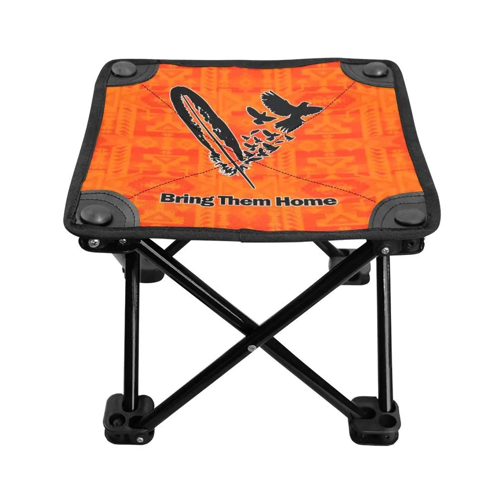 Chiefs Mountain Orange Bring Them Home Folding Fishing Stool