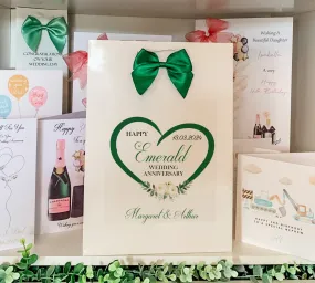 Congratulations On Your Emerald Wedding Anniversary Gift Bag