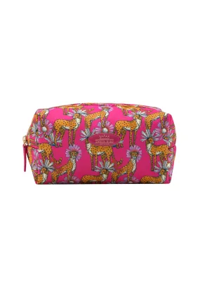 Cosmetic Bag Hot Pink Cheetah