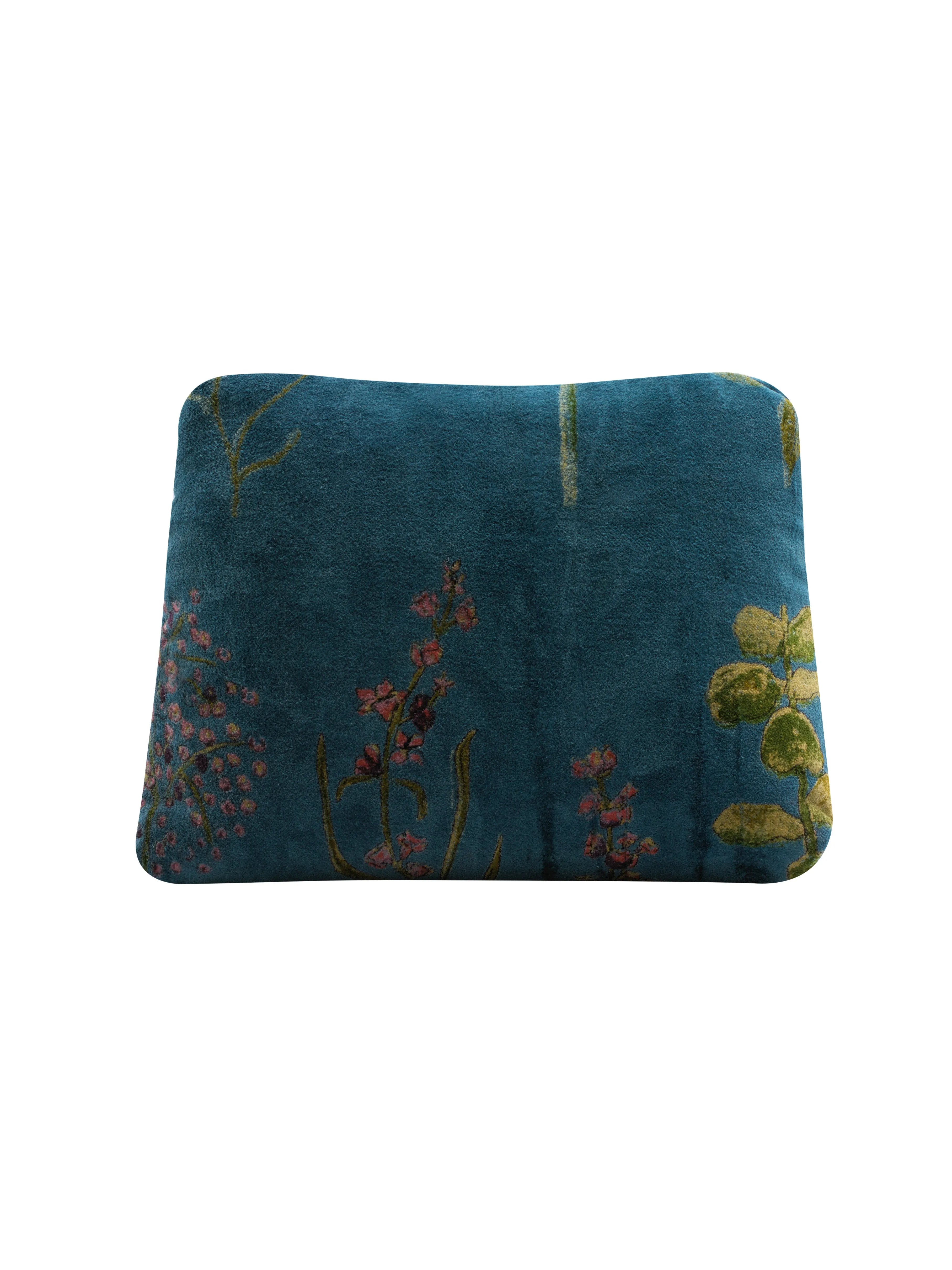 Cosmetic Bag Velvet Autumn Floral