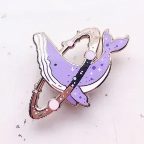 Cosmic Whale Enamel Pin