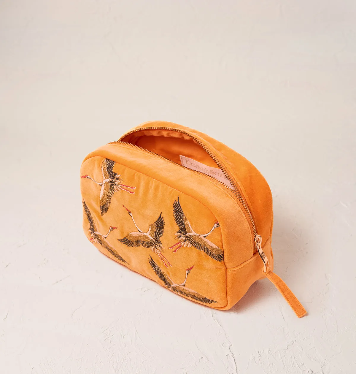 Cranes Makeup Bag