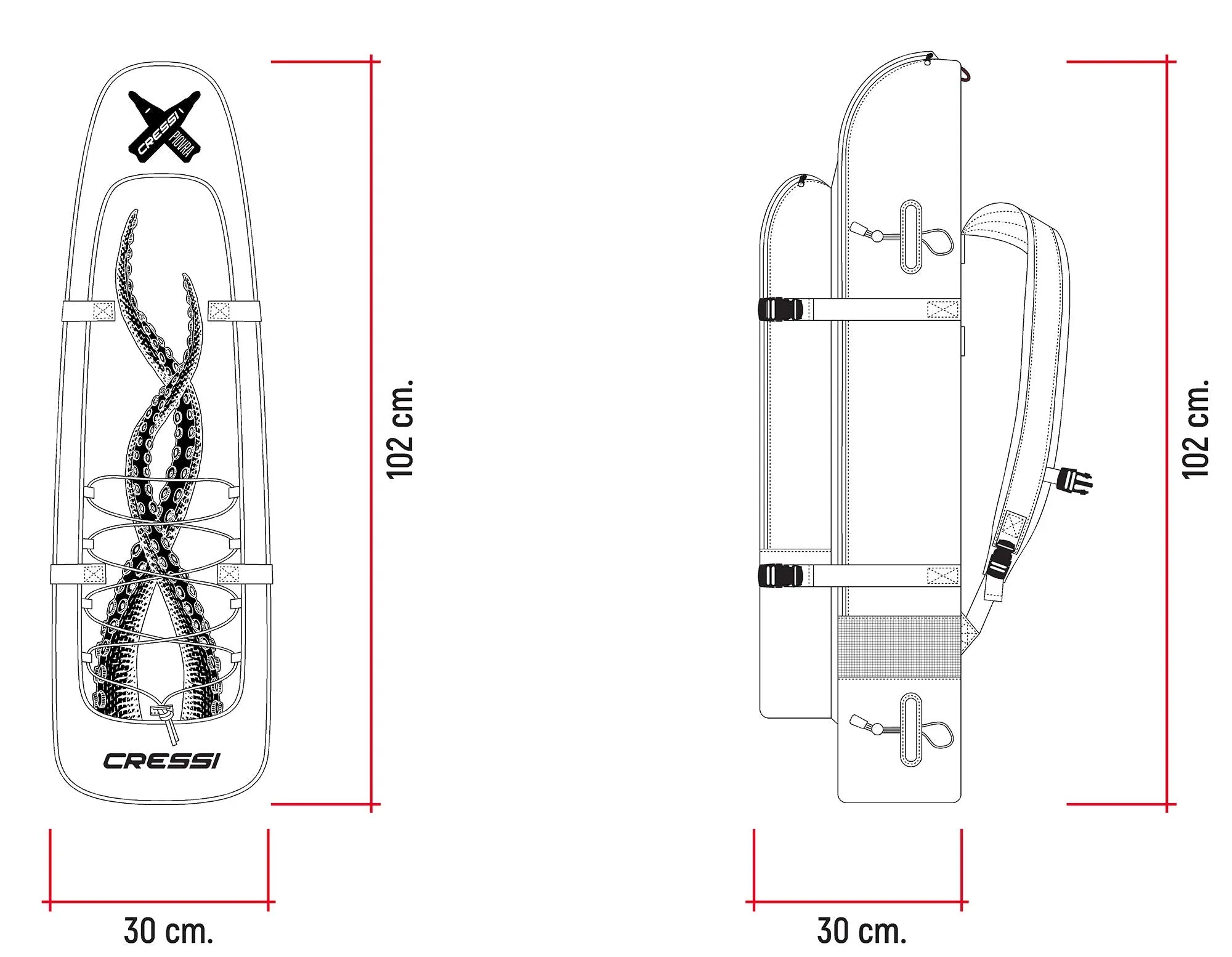 Cressi Piovra XL Freediving Backpack