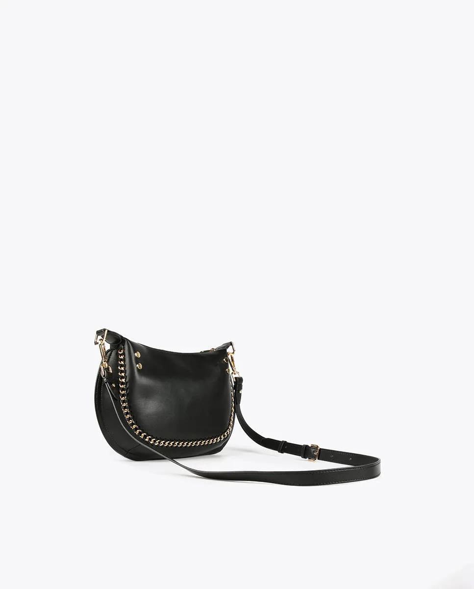 Crossbody bag with chain detail