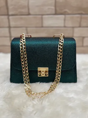 Crossbody Chain Bag - Celestial Teal