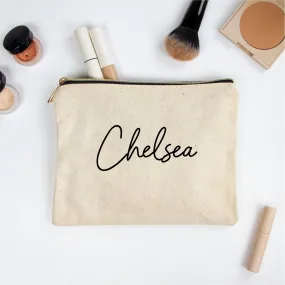 Custom Bridesmaid Makeup Bag