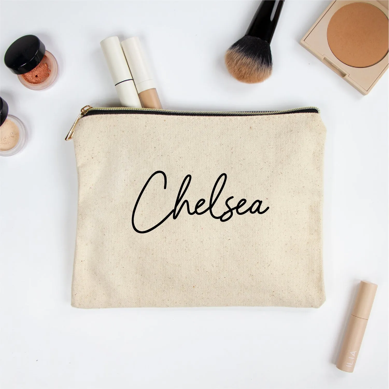 Custom Bridesmaid Makeup Bag