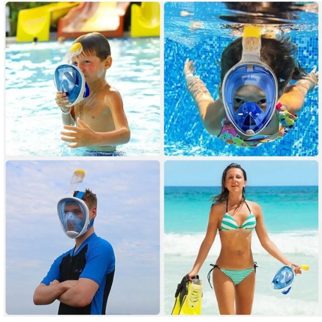 Deep Cove 3 Full Face Snorkel Mask