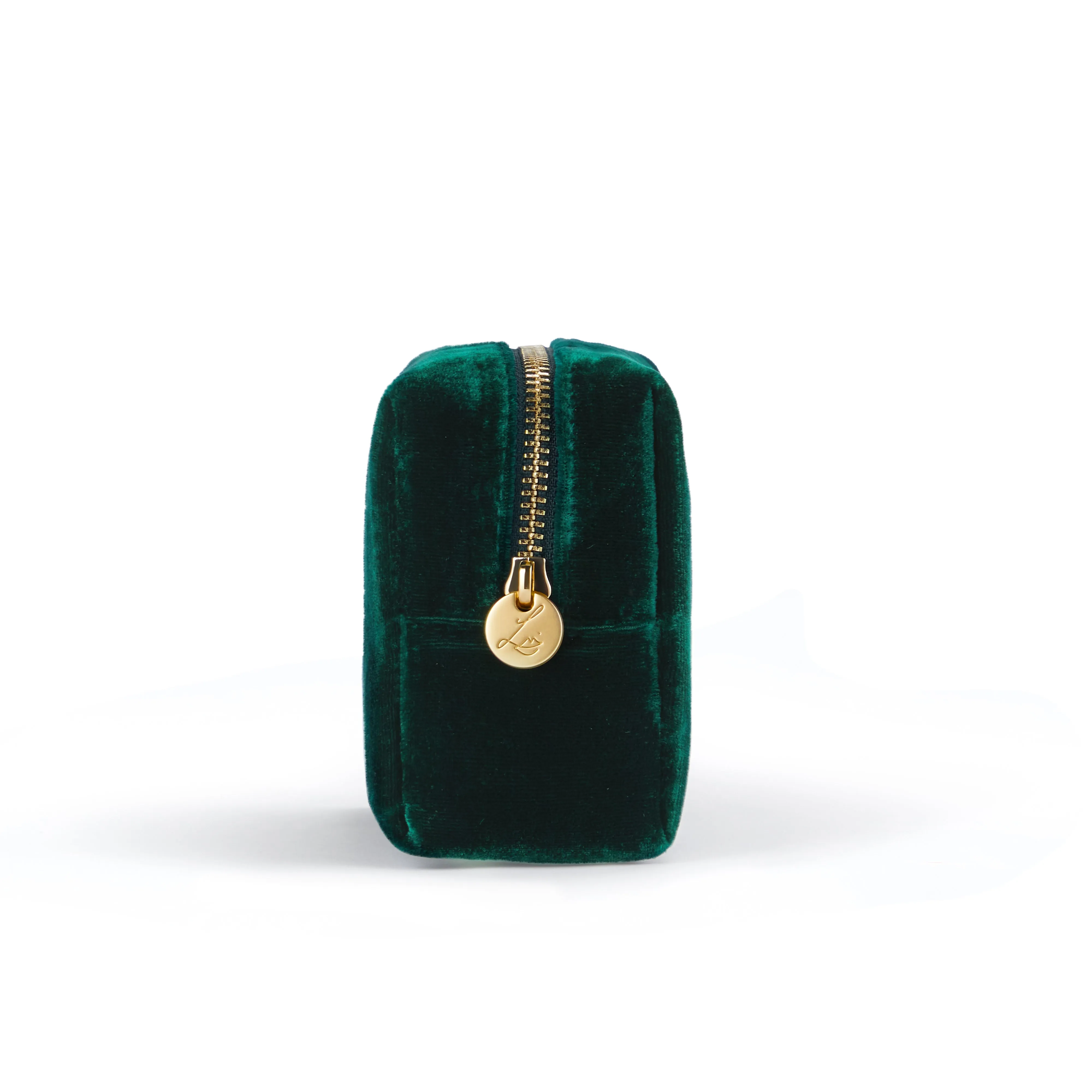 Deep Emerald Velvet (Makeup Pouch)