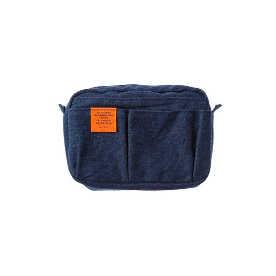 Delfonics Utility Pouch - Small Size / Denim (Dark Blue) - , Delfonics Inner Carrying Bag S Size