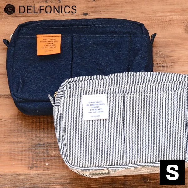 Delfonics Utility Pouch - Small Size / Denim (Dark Blue) - , Delfonics Inner Carrying Bag S Size