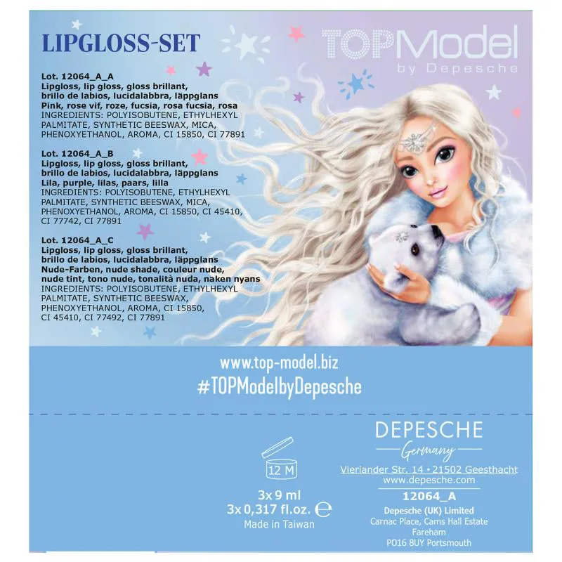 Depesche Topmodel Lip Gloss Set Iceworld